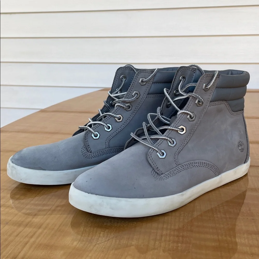 Timberland Leather Ankle Sneaker Boots Womens Size 8 - Picture 5 of 12